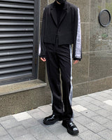 MOラオンペインティングワンボタンクロップドジャケット / MO Raon Painting One Button Cropped Jacket (Set - Up)
