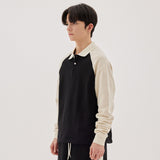 ラザストリングカラースウェットシャツ / Raza String Collar Sweatshirt (3color)