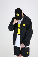 SMILE COACH JACKET (BLACK) (6699088543862)