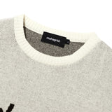 BASIC LOGO KNIT SWEATER