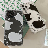 Shawdow Cat Black Phone Case 