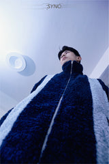 Color Blocked Fleece Zip-Up (6594035089526)