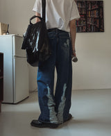バックアンダーダメージデニム / Back under damage denim (1 color)