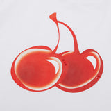 ビッグチェリーホットフィックスポイントクロップTシャツ / BIG CHERRY HOTFIX POINT CROP T-SHIRT [WHITE]