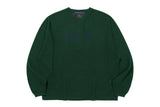 パンチングニットロングスリーブ / PUNCHING KNIT LONG SLEEVE_GREEN