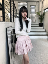freesia shirred skirt