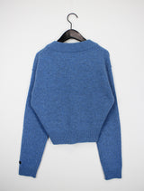 ウールVネッククロップニット/Wool V-neck Crop Knit (10color)