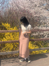イージーコットンロングスカート / Easy Cotton Long Skirt (3 colors)