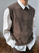 SP Napping Knit Vest  (4color)