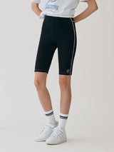 (PT-22144)BIKE SHORT PANTS BLACK (6672315383926)