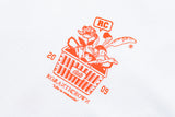 フラワーバケットTシャツ / FLOWER BUCKET TEE_WHITE
