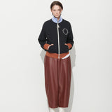 [UNISEX]MARIONG ZIP-UP JUMPER, BLACK (6628217421942)