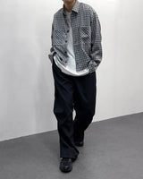 CRミリックチェッククロップドシャツジャケット / CR Milic Check Cropped Shirt Jacket (2 colors)