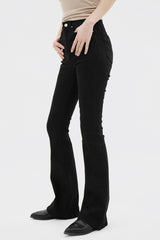 ブラックスパンブーツカットパンツ / Black Span Bootcut pants