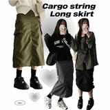Nefside cargo string long skirt