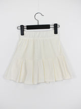 ミニ ベルベット プリーツ スカート / Mini Velvet Pleated Skirt (4color)