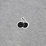 モノチェリークロップ丈ピケ／MONO CHERRY CROP PIQUE [MELANGE GRAY]
