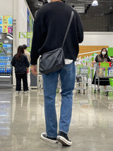 ボウセミワイドデニムパンツ/LMN Bow Semi-Wide Denim Pants (4 colors)