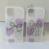 Purple Small Ribbon - Love Ribbon Phone Case_matt