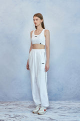 HIDE Cutting Sweat Pants (White) (6570988535926)