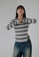 Waist open knit (4color)