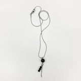 デューネックレス/Black dew necklace