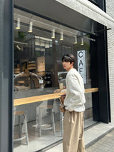 ロイドダブルサイドマルチファンクションオーバーサイズフィットスウェットシャツ / Lloyd's double sided multifunctional oversized fit sweatshirt (12 colors)