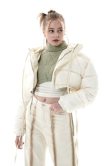 リバーシブルクロップドジャンパー/REVESIBLE CROPPED JUMPER