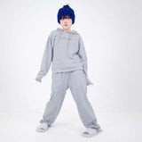 0MWタフカッティングフーディー_melange gray