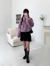 [MADE] Pudding Fur Jacket (Lavender Purple)