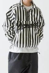 ストライプロゴパッディングジャンパー/BSR2223FWJK008 STRIPE LOGO PADDING JUMPER WHITE BLACK