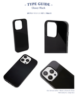 Glossy - Basic Black TPU Phone Case