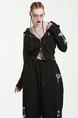 トリバルクロップドフーディ / TRIVAL CROPPED HOODY