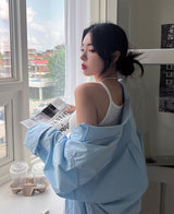 (UNISEX) オールデーベーシックシャツ