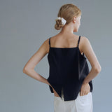 コットン ピンタック スリーブレス / Cotton pintuck sleeveless