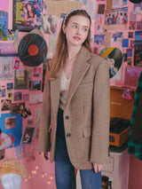 CLASSIC HERRINGBONE JACKET_BEIGE (6612506280054)