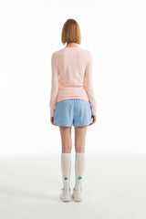 チェリーフロントポケットTシャツ／CHERRY FRONT POCKET T-SHIRT [SALMON]