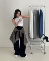 【BELLIDE MADE】サイド折りワイドトレーニングパンツ