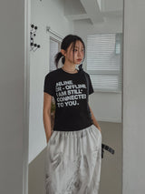 スチールユーレタリングクロップ半袖