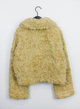 エッグファージャケット/Egg Fur Jacket (2color)