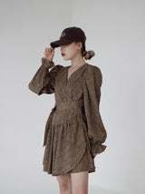 ホピラップミニワンピース / Hopi Wrap Mini One Piece (2color)