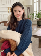 [SHOPPERMADE] Nuts Mohair Wool Knit (4color)