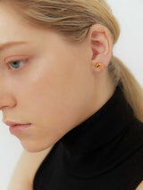2021 Pantone Stratum daily round earring (OR) (6641903927414)