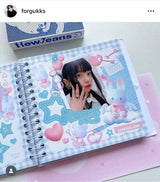 Heart pocket ♡ twin ring notebook