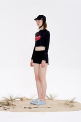チェリーインナーパンツボードショーツ / CHERRY INNERPANTS BOARDSHORTS [BLACK]