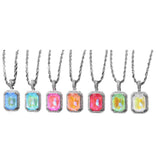 NEON DIAMOND NECKLACE (6652494577782)