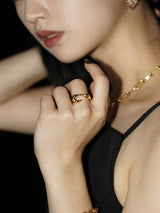 no.42リング / no.42 ring gold (#13 size)