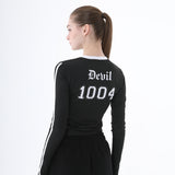 へルガールライントップ/0 5 hell girl line top - BLACK