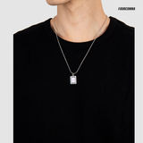 SQUARE STEEL NECKLACE (6690766913654)