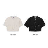 3 TAP Snap Tweed Jacket (2color)